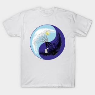 Yin Yang - Graphic - geometric design - Tree T-Shirt